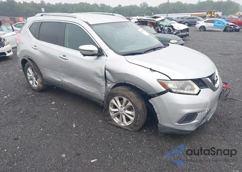 2016 Nissan Rogue Sv z USA, uszkodzony, nr VIN KNMAT2MV9GP641579